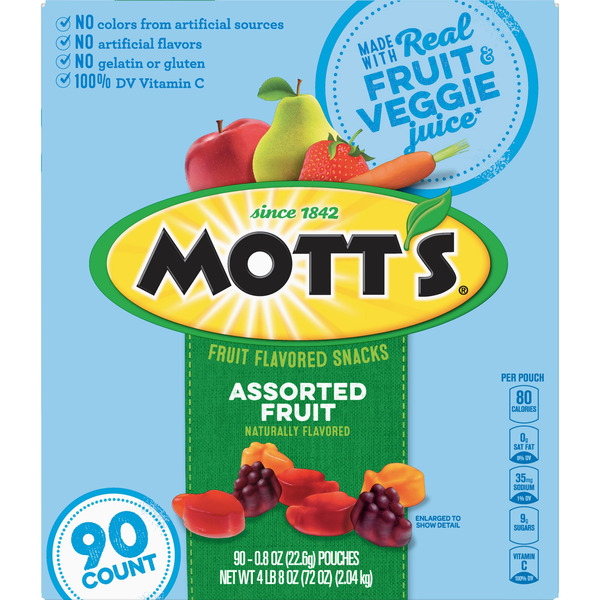 Fruit Flavored Snacks, 90 ct