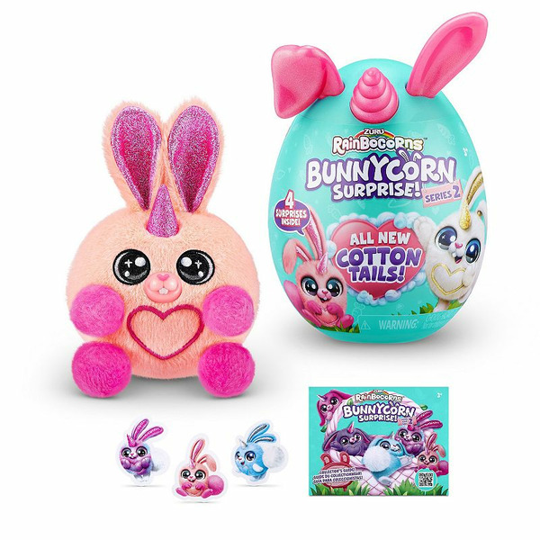 ZURU Rainbocorns Bunnycorn Surprise Series 2 Plush Toy