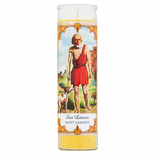 Star Candle Company - St Lazarus Gold Candle, 12 Ct