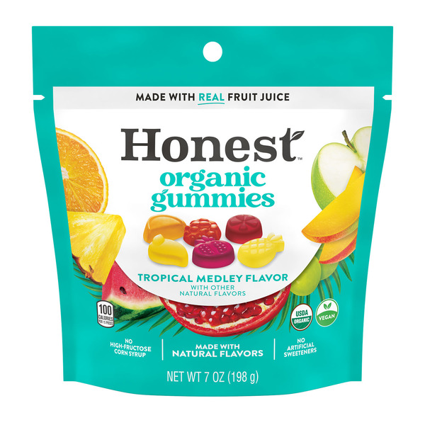 Honest Tropical Medley Flavored Organic Gummies Same-Day Delivery