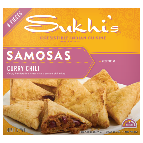 Sukhi's Chili Vegetarian Samosa Frozen Appetizer