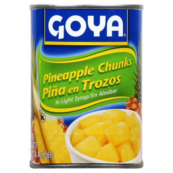 Goya Light Syrup Pineapple Chunks Same-Day Delivery Dave's Mercado