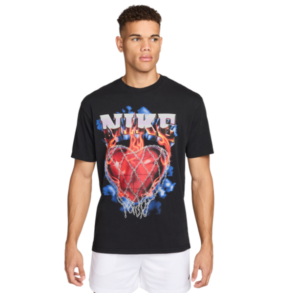 Nike Men's Loose OC EE-X Heart T-Shirt, 3XL - Black