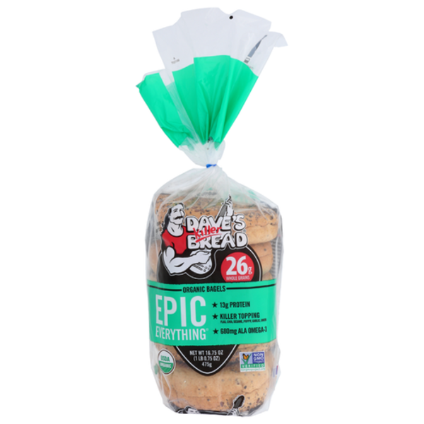 Dave's Killer Bread Organic Epic Everything Bagels 5 Count