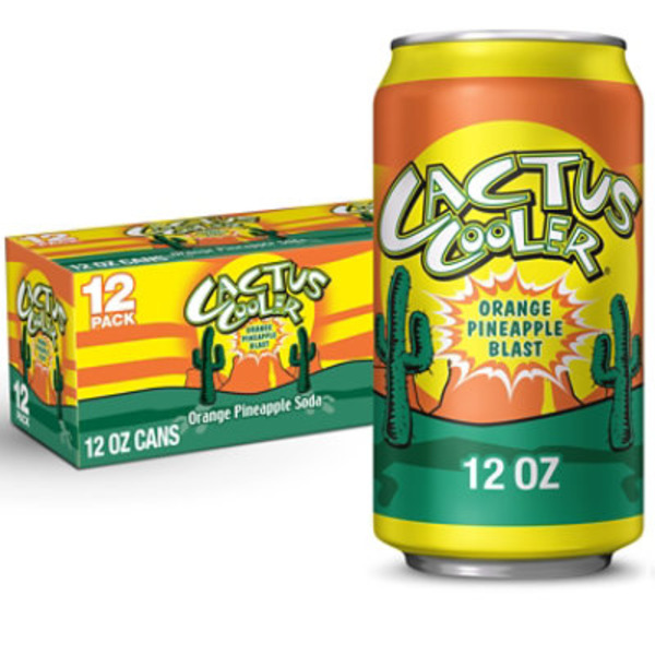 Cactus Cooler Orange Pineapple Blast Soda