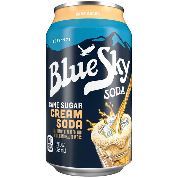 邦楽 PALE BLUES / PALE CREAM SODA Blue Sky Cane Sugar Cream Soda Same-Day Delivery or Pickup