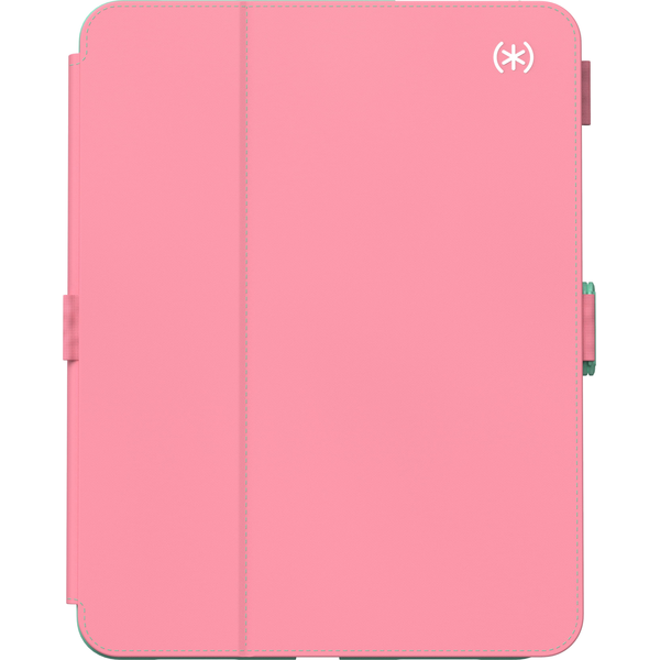 Speck Balance Folio Case for Apple iPad 11" & iPad 10.9" - Pink & Deep Malachite