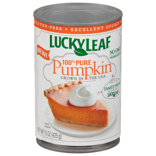 Lucky Leaf 100% Pure Pumpkin Same-Day Delivery | Super 1 Foods