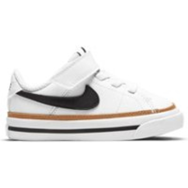 Nike Kids' Toddler Court Legacy Casual Shoes - White/Desert Ochre/Gum Light Brown/Black