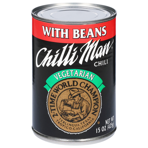 Chilli Man Chili, with Beans, Vegetarian Same-Day Delivery