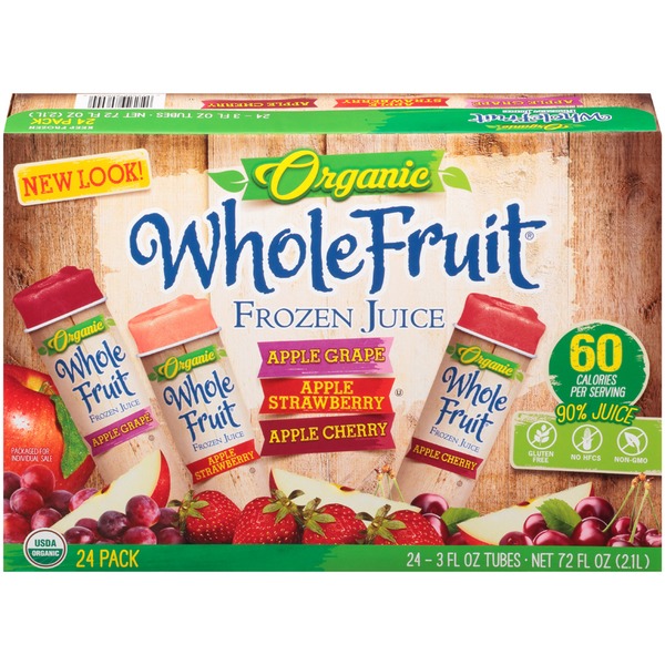 Whole Fruit Frozen Juice, Organic, Assorted (3 fl oz) from Costco