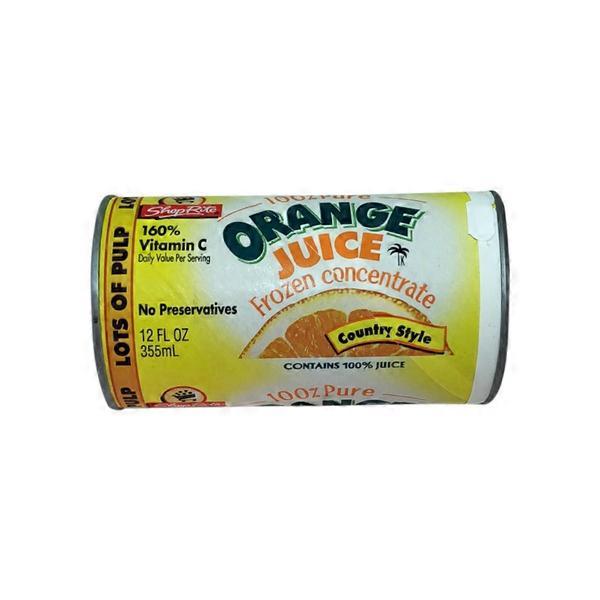 ShopRite Lots Of Pulp Frozen Orange Juice Concentrate (oz) Instacart