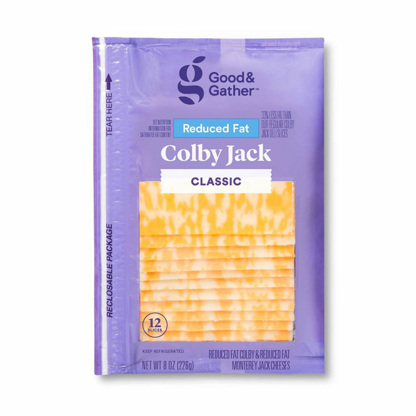 Good & Gather Colby Jack Reduced Fat Colby & Monterey Jack Classic Cheeses