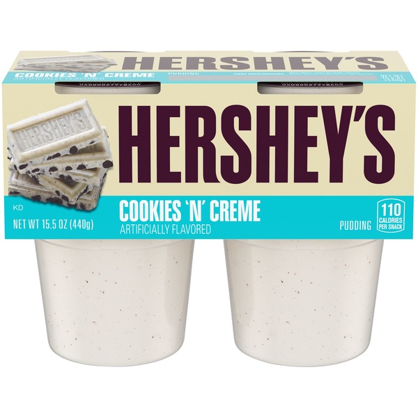 Hershey Cookies 'N' Creme Pudding Cups (15.5 oz) from Lunardi’s Markets