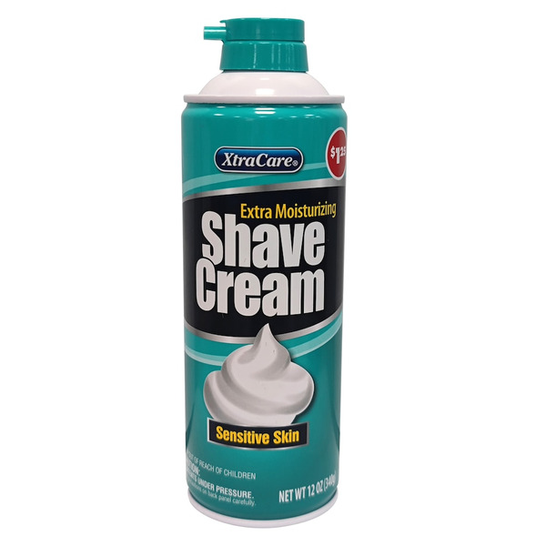 Xtracare Sensitive Skin Extra Moisturizing Shave Cream Same-Day