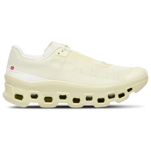 ON Women's Cloudmonster Running Shoes, Size 7.5 - Linen/Seedling