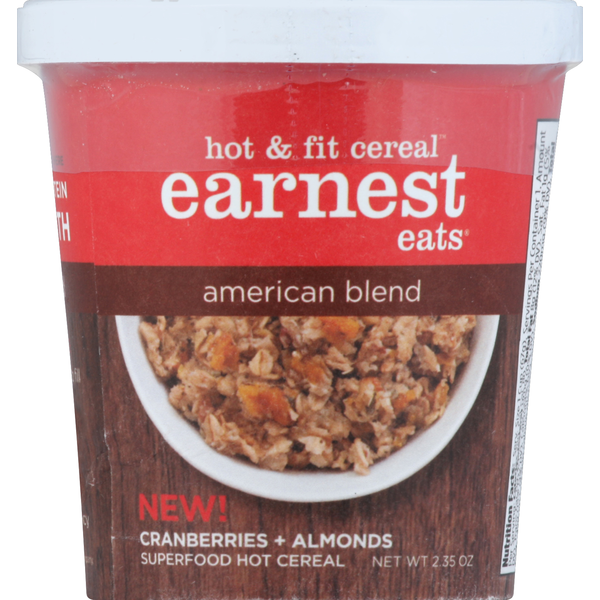Earnest Eats Cereal, Hot & Fit, American Blend