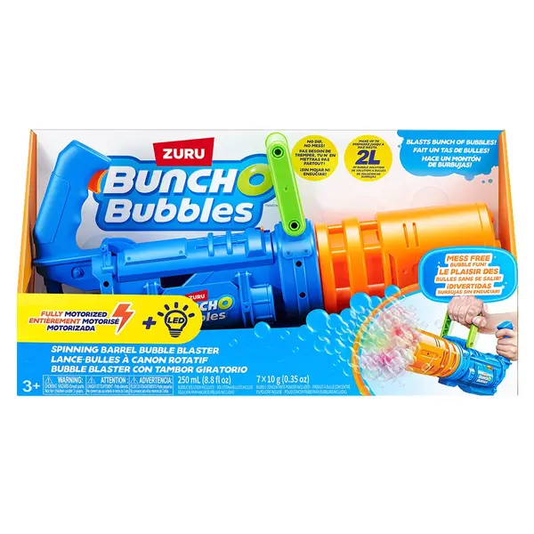 Bunch O Bubbles Spinning Barrel Bubble Blaster