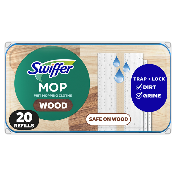 Swiffer Sweeper Wet Wood Floor Mopping cloths