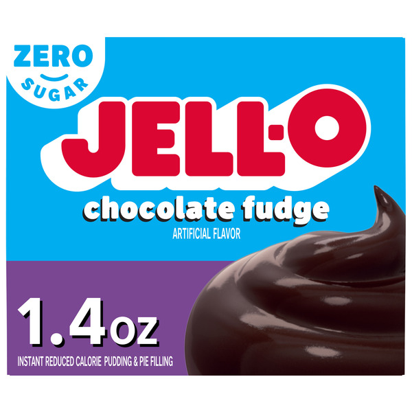 Jell-O Zero Sugar Chocolate Fudge Instant Pudding & Pie Filling