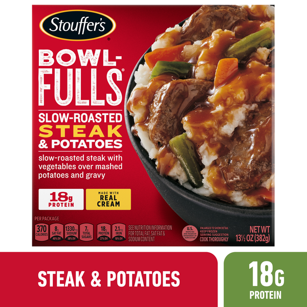 Stouffer's Bowl-Fulls Slow-Roasted Steak & Potatoes Frozen Meal