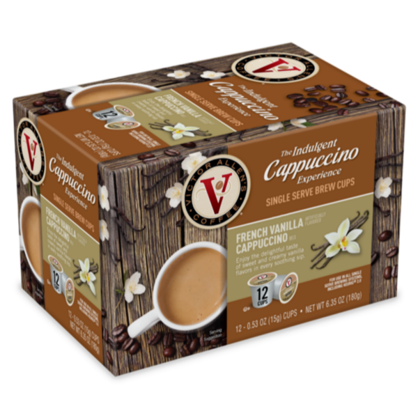 Victor Allen's Coffee French Vanilla Cappuccino, Single Serve K