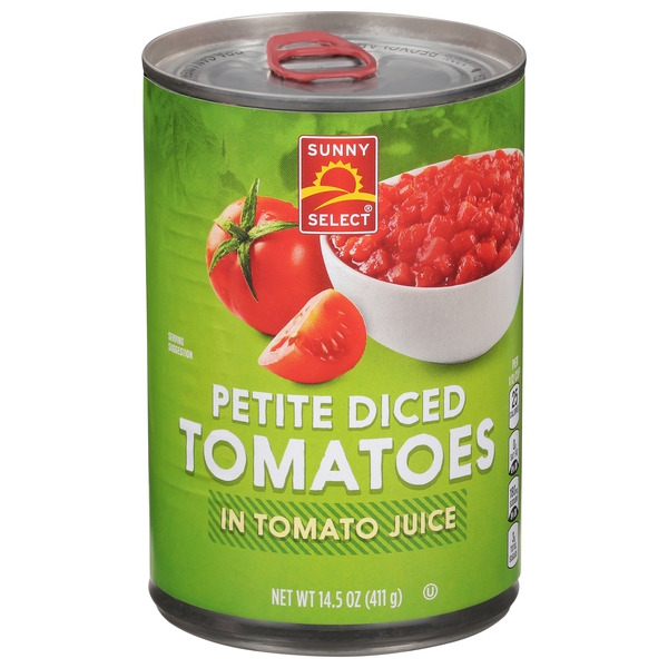 Sunny Select Tomatoes in Tomato Juice, Petite Diced Same-Day