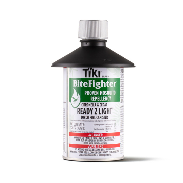 TIKI 12 -oz White Label Metal Citronella Torch fuel