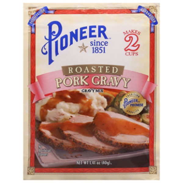 Pioneer Gravy Mix, Pork Gravy, Roasted