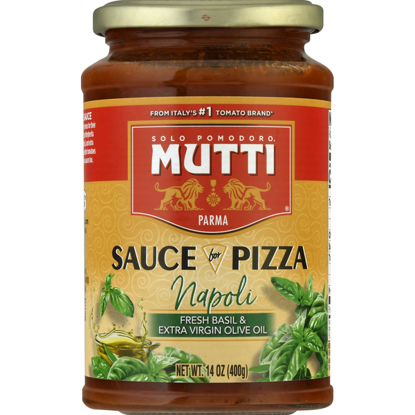 Mutti Sauce for Pizza - Napoli (Fresh Basil & Extra Virgin Olive