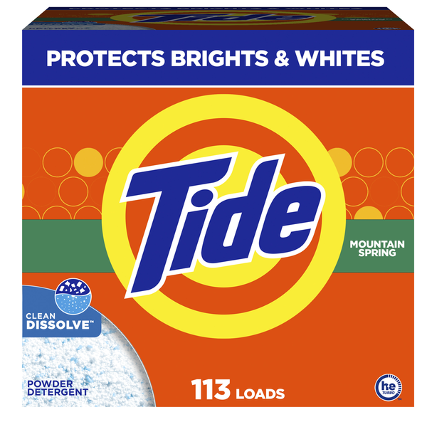 Tide Powder Laundry Detergent, Mountain Spring Same-Day Delivery
