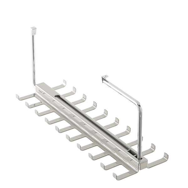 Elfa Chrome Gliding Tie & Belt Rack - Chrome - 16"