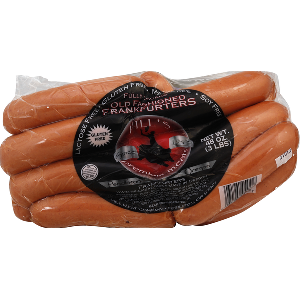 Hills Premium Meats Frankfurters, Old Fashioned