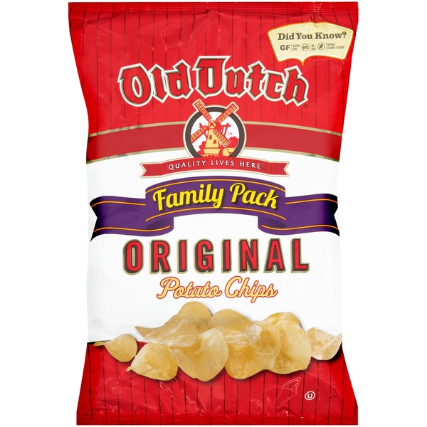 Old Dutch Family Pack Original Potato Chips (10 oz) Instacart