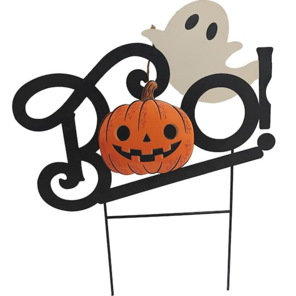 Ashland Boo! Metal Yard Stake