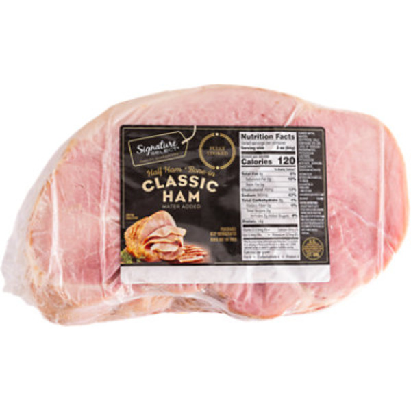 Signature Farms Half Hickory Smoked Butt Ham