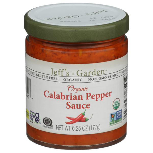 Jeff's Garden Organic Calabrian Pepper Sauce Same-Day Delivery or