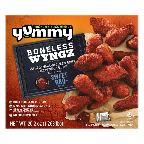 Yummy Sweet BBQ, Boneless Wyngz