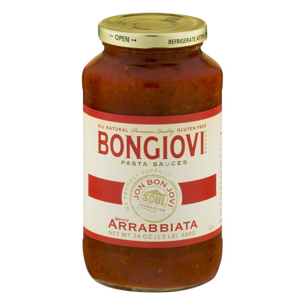 Bongiovi Brand Pasta Sauces Spicy Arrabbiata (24 oz) Instacart