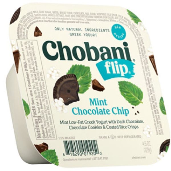 Chobani Lowfat Greek Mint Chocolate Chip Yogurt