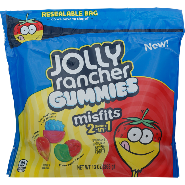 JOLLY RANCHER Gummies, 2 in 1 Flavors, Misfits Same-Day Delivery