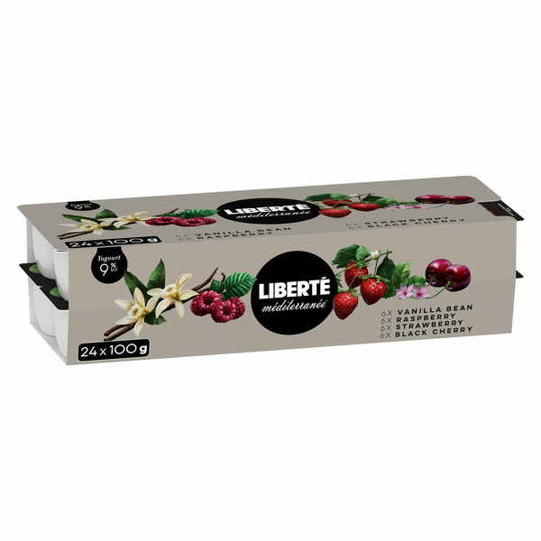 Liberte Milk Fat Yogurt, Variety Pack, 9% MF