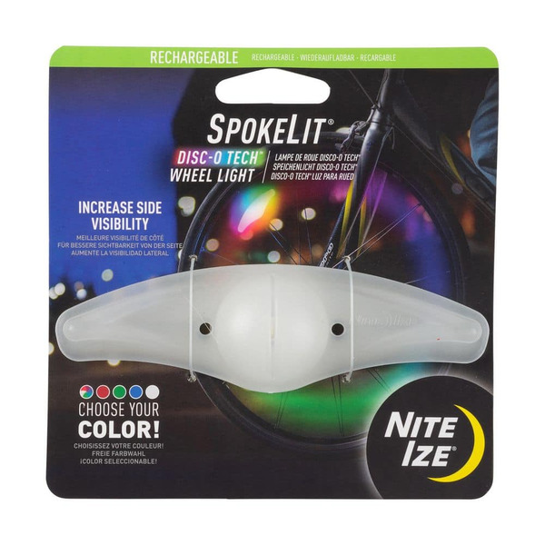 Nite Ize Spokelit Rechargeable Wheel Light-disc-o Tech