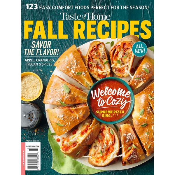 Taste of Home Magazine, Fall Recipes, October 2021 Same-Day Delivery or ...