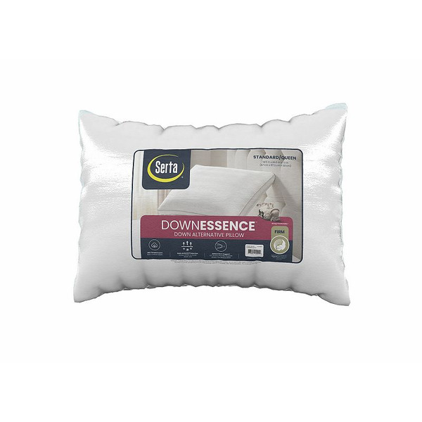 Serta Down Illusion Firm Bed Pillow - White