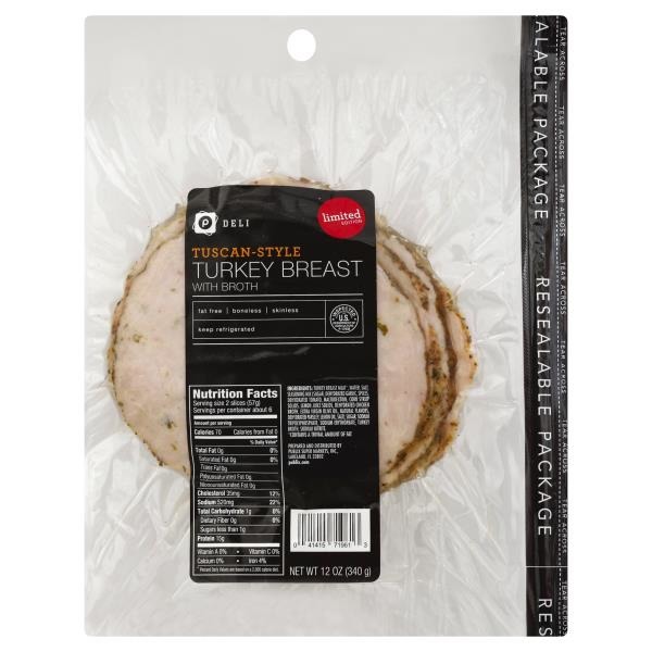 Publix Deli Turkey Breast, with Broth, TuscanStyle (12 oz) from Publix
