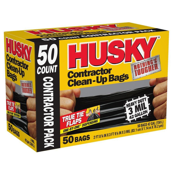 Husky 42 Gal. Contractor Bags (50-count)