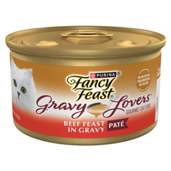 Fancy Feast Purina Fancy Feast Gravy Lovers Beef Feast Pate in Wet Cat Food Gravy