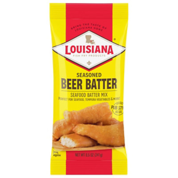 Louisiana Fish Fry Products Seasoned Beer Batter Seafood Batter Mix