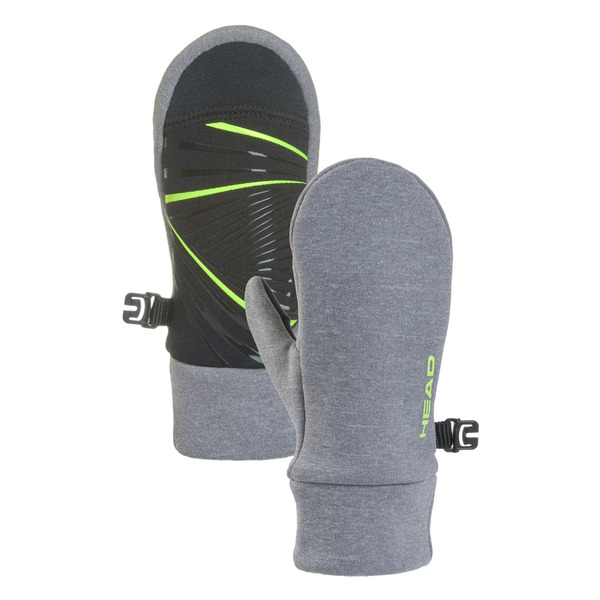 HEAD Kids' Touchscreen Mittens, XS - Light Gray Same-Day